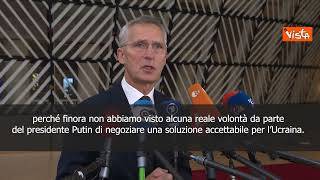 Stoltenberg: Non si può dire quando finirà guerra Ucraina, continuare con sostegno Kiev