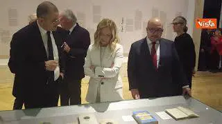 Meloni visita la mostra "Tolkien: uomo, professore, autore"