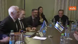 Borrell incontra il Presidente Herzog in Israele