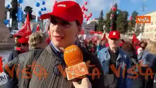 Sciopero Cgil e Uil a Roma, le voci dalla piazza: Manovra sbagliata