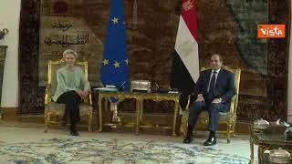 Von der Leyen incontra al-Sisi in Egitto