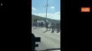 La marcia dei parenti degli ostaggi israeliani da Tel Aviv a Gerusalemme