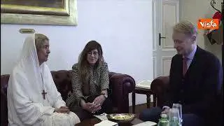 Malan (FdI) riceve Mamma Maggie, la Madre Teresa del Cairo, in Senato: Incontro straordinario