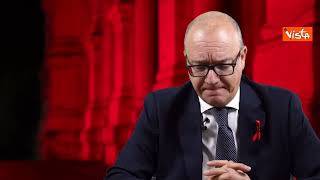 Valditara illumina il Ministero dell'Istruzione di rosso: "È il sangue della violenza sulle donne"