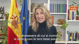 Diaz (Sumar) al Congresso di Sinistra italiana: "Berlusconismo in Italia ha cancellato il futuro"