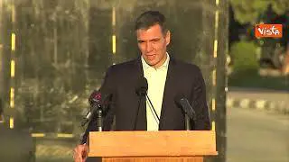 Il premier spagnolo Sanchez: "È tempo che Ue riconosca Stato Palestina"