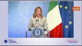 Expo, Meloni al Bie: "Con Roma portiamo la storia nel futuro"