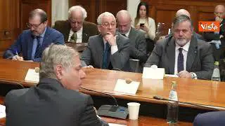 Il Governo incontra le parti sociali sulla manovra a Palazzo Chigi, le immagini