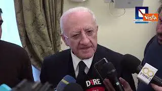 De Luca: "Campo giusto di Conte? Ragionevole, basta che non si vada verso camposanto"