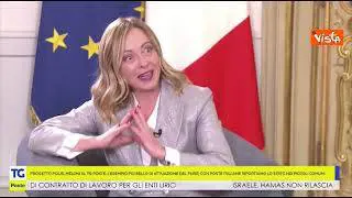 Meloni al Tg Poste: "Progetto Polis esempio virtuoso di realizzazione Pnrr"