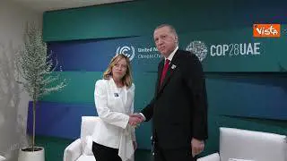 Cop28 a Dubai, Meloni incontra Erdogan per un bilaterale. Focus su guerra Gaza