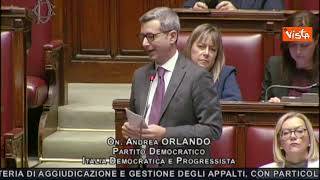 Orlando: "Destra boccia nostra mozione per superare massimo ribasso in appalti"