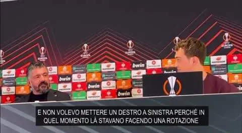 La gag fra Gennaro Gattuso e il traduttore