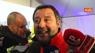 Sopralluogo Salvini nuova galleria del San Donato sull'A1: "Siamo l'Italia che va avanti"