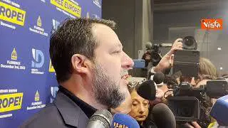 Salvini: "A Firenze nostra idea di Europa fondata sul lavoro"