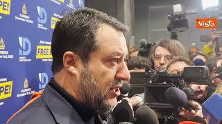 Salvini: "Qualcuno a sinistra non è ancora riuscito a condannare stragi Hamas"