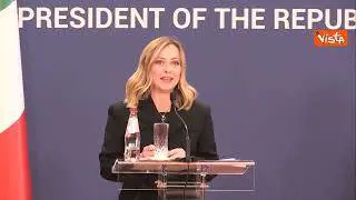 Meloni in Serbia: "Integrazione Balcani occidentali in Ue è fondamentale"