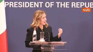 Migranti, Meloni: "Con Serbia contro trafficanti rotta Balcani"