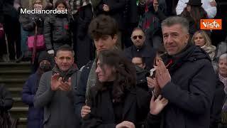 Funerali Cecchettin, Padova fa "rumore" al termine della funzione per salutare Giulia