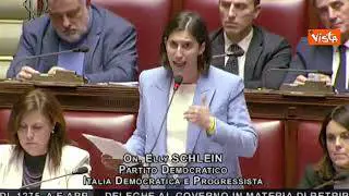 Schlein: Ritiro firma su proposta salario minimo, non nel nostro nome