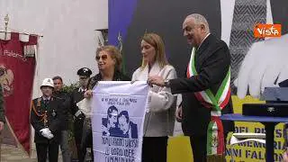 Metsola a Palermo rende omaggio a Falcone e Borsellino