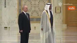 Putin ad Abu Dhabi incontra il Presidente emiratino, al Nahyan