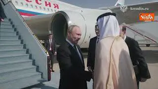 Putin arrivato ad Abu Dhabi, rara visita nel Golfo