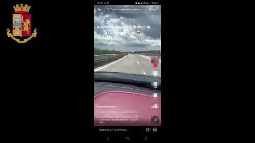 A folle velocità sulla Maserati: il video del 40enne di Siracusa