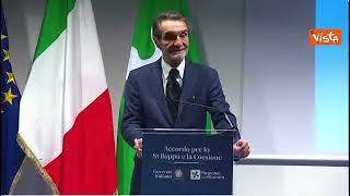 Fontana (Lombardia): "Da accordo con Governo 1,2 mld, li spenderemo tutti"