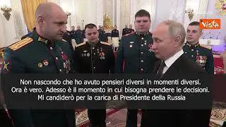 Putin annuncia la sua candidatura alle elezioni in Russia