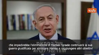 Netanyahu: Veto Usa giusto, guerra contro Hamas continua