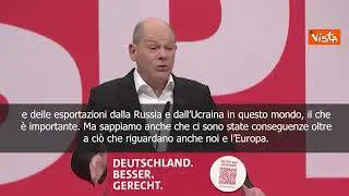 Scholz: Abbiamo aiutato l'Ucraina e continueremo a farlo