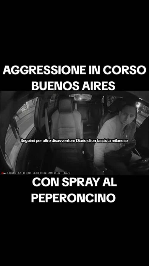 Tassista di Milano salva un giovane dall’aggressione con lo spray urticante