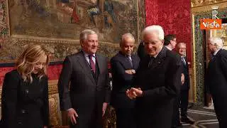 Mattarella presiede il Consiglio Supremo di Difesa al Quirinale