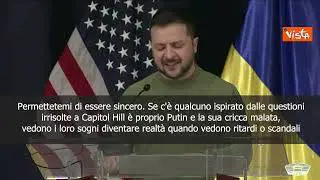 Zelensky a Washington: Ritardo negli aiuti Usa? Il sogno che si fa realtà per Putin