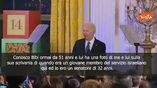 Biden: Netanyahu ha una nostra foto. Ci scrissi "Non sono d’accordo con ciò che dici"