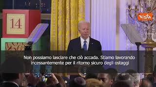 Biden: Aiuti militari a Israele finché non ci libereremo di Hamas
