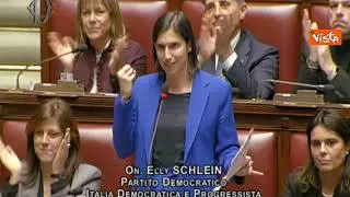 Schlein alla Camera: Meloni dica con noi "Viva l'Italia antifascista"