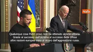 Zelensky: Putin non ha ottenuto nessuna vittoria
