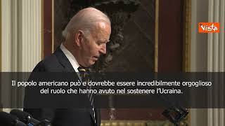Biden: Continueremo a sostenere l'Ucraina finchè sarà possibile