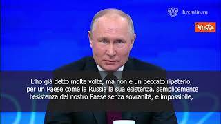 Putin: Non esiste Russia senza sovranità