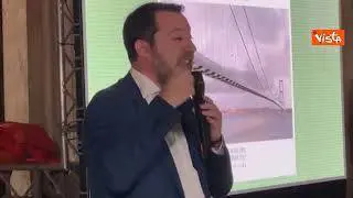 Salvini: "I nostri figli ci ringrazieranno per il Ponte sullo Stretto"