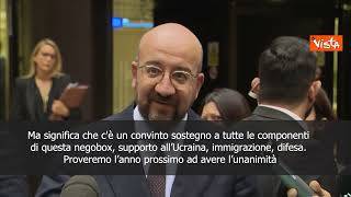 Revisione Bilancio Ue, Michel: Torneremo sul tema l'anno prossimo