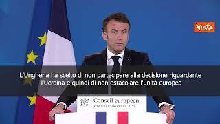 Negoziati Ucraina, Macron: Ungheria non partecipando al voto non ha minato unità dell'Ue