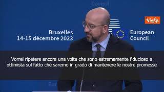 Michel: Manterremo promesse sul sostegno all'Ucraina