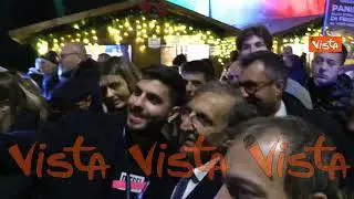 Bagno di folla per il presidente del Senato Ignazio La Russa ad Atreju