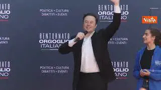 Elon Musk saluta Atreju: Go humans!
