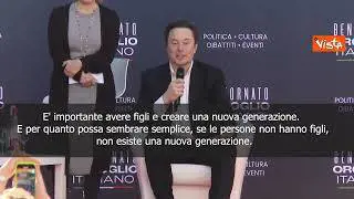 Musk ad Atreju: E' importante avere figli