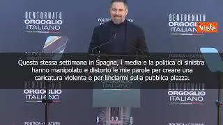 Abascal ad Atreju: Sinistra manipolerà sempre le nostre parole