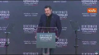 Salvini: "Da secondo sto benissimo, specie se c'è Giorgia al comando"